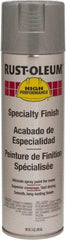 Rust-Oleum - Silver Aluminum, 14 oz Net Fill, Gloss, Enamel Spray Paint - 10 Sq Ft per Can, 14 oz Container, Use on Rust Proof Paint - Eagle Tool & Supply