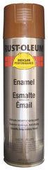 Rust-Oleum - Chestnut Brown, 15 oz Net Fill, Gloss, Enamel Spray Paint - 14 Sq Ft per Can, 15 oz Container, Use on Rust Proof Paint - Eagle Tool & Supply