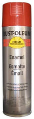 Rust-Oleum - Bright Red, 15 oz Net Fill, Gloss, Enamel Spray Paint - 14 Sq Ft per Can, 15 oz Container, Use on Rust Proof Paint - Eagle Tool & Supply