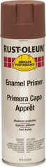 Rust-Oleum - 15 oz Flat Red Enamel Spray Primer - 14 Sq Ft Coverage - Eagle Tool & Supply