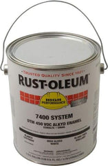 Rust-Oleum - 1 Gal White High Gloss Finish Industrial Enamel Paint - Interior/Exterior, Direct to Metal, <450 gL - Eagle Tool & Supply