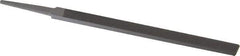 Nicholson - 6" Standard Precision Swiss Pattern Regular Pillar File - Double Cut, With Tang - Eagle Tool & Supply