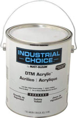 Rust-Oleum - 1 Gal Safety Yellow High Gloss Finish Acrylic Enamel Paint - Interior/Exterior, Direct to Metal, <250 gL VOC Compliance - Eagle Tool & Supply