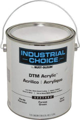 Rust-Oleum - 1 Gal Forest Green Semi Gloss Finish Alkyd Enamel Paint - Interior/Exterior, Direct to Metal, <250 gL VOC Compliance - Eagle Tool & Supply