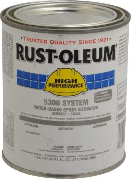 Rust-Oleum - 1 Pt Finish Coat Activator - 200 to 350 Sq Ft/Gal Coverage, <250 g/L VOC Content - Eagle Tool & Supply