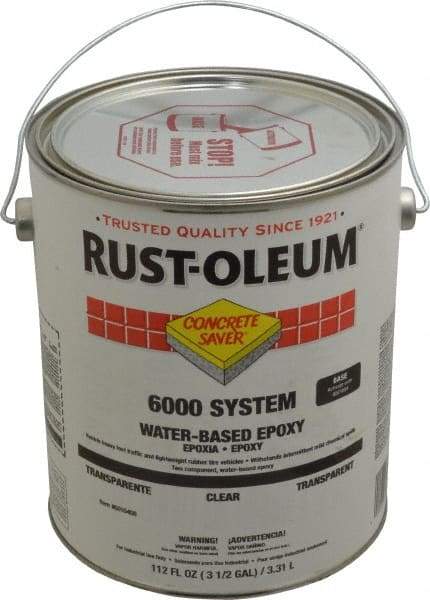 Rust-Oleum - 1 Gal High Gloss Clear Water-Based Epoxy - 200 to 350 Sq Ft/Gal Coverage, <250 g/L VOC Content - Eagle Tool & Supply