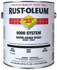 Rust-Oleum - 1 Gal High Gloss Navy Gray Water-Based Epoxy - 200 to 350 Sq Ft/Gal Coverage, <250 g/L VOC Content - Eagle Tool & Supply