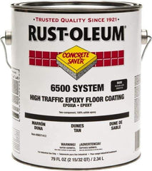 Rust-Oleum - 1 Gal High Gloss Dunes Tan Epoxy - <100 g/L VOC Content - Eagle Tool & Supply