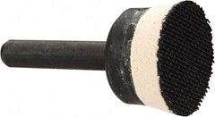 AutoQuip - 1" Diam Hook & Loop Disc Backing Pad - 1/4" Shank Diam, Medium Density, 25,000 RPM - Eagle Tool & Supply