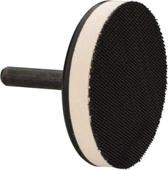 AutoQuip - 2" Diam Hook & Loop Disc Backing Pad - 1/4" Shank Diam, Medium Density, 22,000 RPM - Eagle Tool & Supply