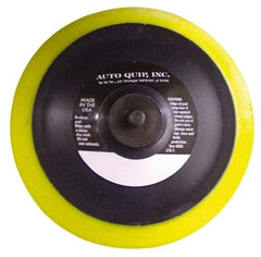 AutoQuip - 6" Diam Hook & Loop Disc Backing Pad - Medium Density, 10,000 RPM - Eagle Tool & Supply