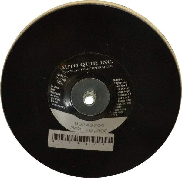 AutoQuip - 5" Diam Hook & Loop Disc Backing Pad - Medium Density, 12,000 RPM - Eagle Tool & Supply