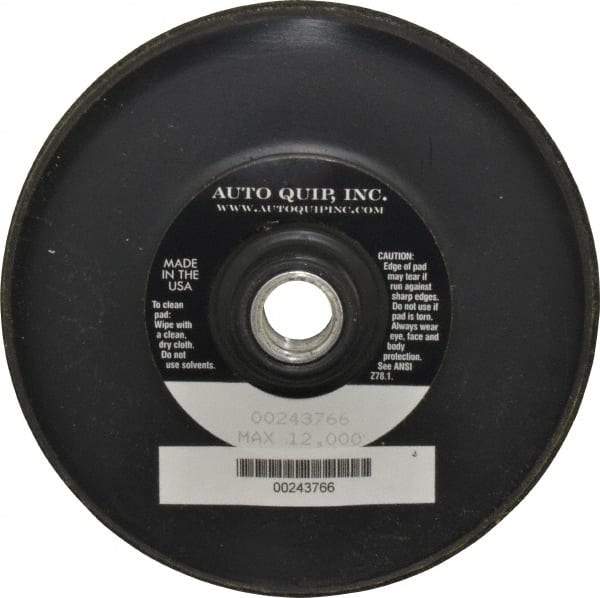 AutoQuip - 5" Diam Hook & Loop Disc Backing Pad - Firm Density, 12,000 RPM - Eagle Tool & Supply