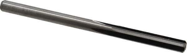 M.A. Ford - #9 Solid Carbide 4 Flute Chucking Reamer - Straight Flute, 0.19" Straight Shank, 1" Flute Length, 3" OAL - Eagle Tool & Supply