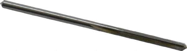 M.A. Ford - #40 Solid Carbide 4 Flute Chucking Reamer - Straight Flute, 0.096" Straight Shank, 5/8" Flute Length, 2-1/4" OAL - Eagle Tool & Supply