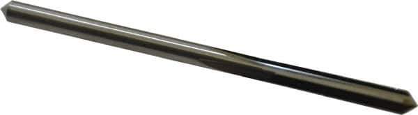 M.A. Ford - 1/8" Solid Carbide 4 Flute Chucking Reamer - Straight Flute, 0.12" Straight Shank, 5/8" Flute Length, 2-1/4" OAL - Eagle Tool & Supply