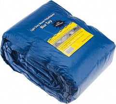 Value Collection - 60' Long x 40' Wide Polyethylene Tarp & Dust Cover - Blue - Eagle Tool & Supply