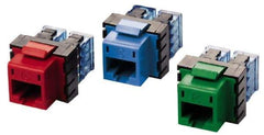 Hubbell - 8 Position, Cat5e Modular Jack - CSA Certified, RoHS Compliant, UL Listed - Eagle Tool & Supply