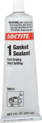 Loctite - 7 oz Tube Brown Gasket Sealant - -65 to 400°F Operating Temp, 24 hr Full Cure Time, Series 234 - Eagle Tool & Supply