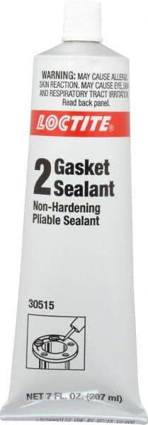 Loctite - 7 oz Tube Black Gasket Sealant - -65 to 400°F Operating Temp, Series 198 - Eagle Tool & Supply