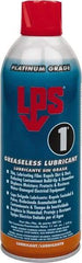 LPS - 16 oz Aerosol Dry Film Penetrant/Lubricant - Clear Yellow, Food Grade - Eagle Tool & Supply
