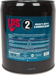 LPS - 5 Gal Pail Nondrying Film Lubricant - Clear Amber, Food Grade - Eagle Tool & Supply