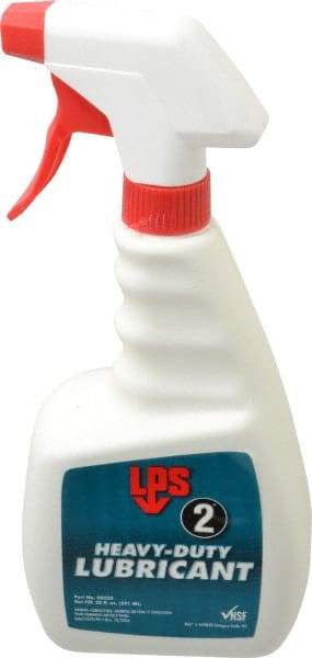 LPS - 20 oz Trigger Spray Bottle Nondrying Film Lubricant - Clear Amber, Food Grade - Eagle Tool & Supply