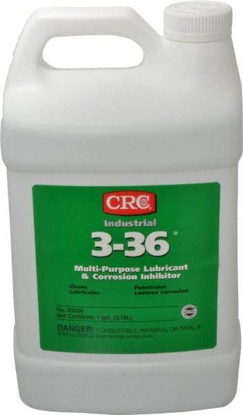 CRC - 1 Gal Bottle Nondrying Film Penetrant/Lubricant - Blue/Green & Clear, -50°F to 250°F, Food Grade - Eagle Tool & Supply