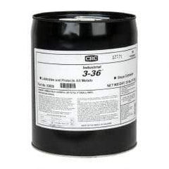 CRC - 5 Gal Pail Nondrying Film Penetrant/Lubricant - Blue/Green & Clear, -50°F to 250°F, Food Grade - Eagle Tool & Supply