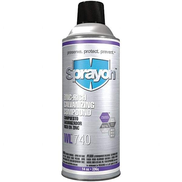 Sprayon - 16 oz Zinc Cold Galvanizing Compound - Comes in Aerosol - Eagle Tool & Supply