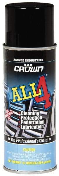 Crown - 10 oz Aerosol Penetrant/Lubricant - Light Amber, 40°F to 110°F - Eagle Tool & Supply