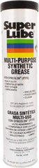 Synco Chemical - 400 g Cartridge Synthetic General Purpose Grease - Translucent White, Food Grade, 450°F Max Temp, NLGIG 2, - Eagle Tool & Supply