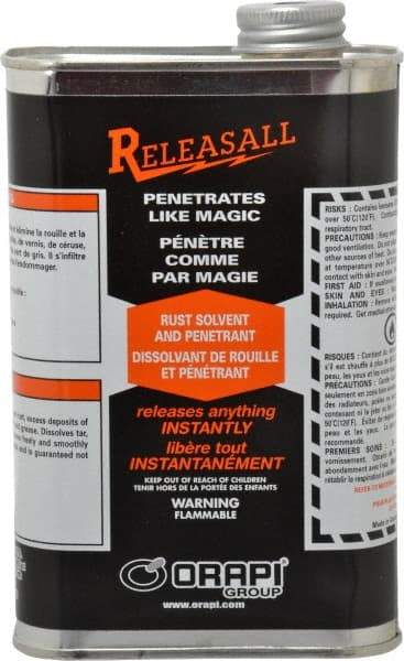 Releasall - 16 oz Rust Solvent/Penetrant - Comes in Can - Eagle Tool & Supply