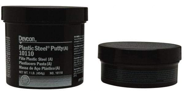 Devcon - 25 Lb Pail Two Part Epoxy - 45 min Working Time, Series Plastic Steel - Eagle Tool & Supply