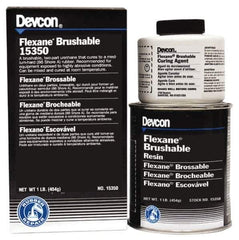 Devcon - 1 Lb Pail Two Part Urethane Adhesive - 45 min Working Time, 3,500 psi Shear Strength - Eagle Tool & Supply