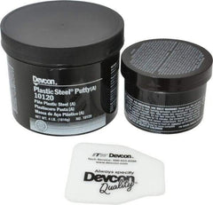 Devcon - 4 Lb Pail Two Part Epoxy - 45 min Working Time, Series Plastic Steel - Eagle Tool & Supply