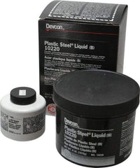 Devcon - 4 Lb Pail Two Part Epoxy - 45 min Working Time, Series Plastic Steel - Eagle Tool & Supply