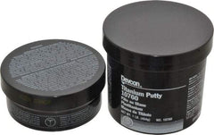 Devcon - 1 Lb Kit Gray Epoxy Resin Putty - 150°F (Wet), 350°F (Dry) Max Operating Temp, 16 hr Full Cure Time - Eagle Tool & Supply