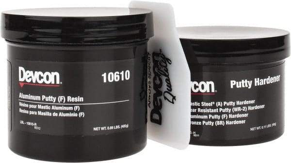 Devcon - 1 Lb Pail Two Part Epoxy - 60 min Working Time, 2,600 psi Shear Strength - Eagle Tool & Supply