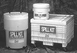 Brady SPC Sorbents - 75 Gal Capacity Oil Only Spill Kit - 95 Gal Overpack Container - Eagle Tool & Supply