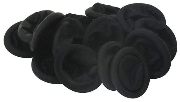 North - Size L, 2-3/4 Inch Long x 3 Mil Thick, Rubber Static Dissipative Finger Cot - Powder Free, Black - Eagle Tool & Supply