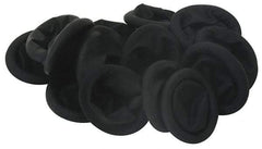 North - Size L, 2-3/4 Inch Long x 3 Mil Thick, Rubber Static Dissipative Finger Cot - Powder Free, Black - Eagle Tool & Supply