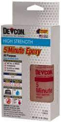 Devcon - 4.5 oz Bottle Two Part Epoxy - 4 to 5 min Working Time - Eagle Tool & Supply