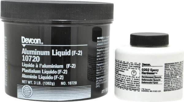 Devcon - 3 Lb Pail Two Part Epoxy - 75 min Working Time, 2,700 psi Shear Strength - Eagle Tool & Supply