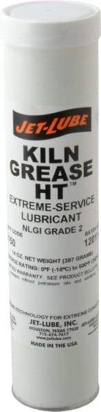 Jet-Lube - 14 oz Cartridge Aluminum General Purpose Grease - Green, 500°F Max Temp, NLGIG 2, - Eagle Tool & Supply