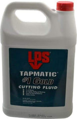 LPS - Tapmatic #1 Gold, 1 Gal Bottle Cutting & Tapping Fluid - Straight Oil, For Boring, Broaching, Drilling, Engraving, Facing, Milling, Reaming, Sawing, Tapping, Threading, Turning - Eagle Tool & Supply