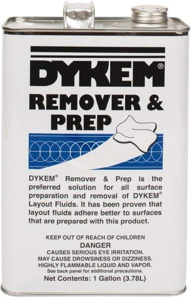 Dykem - Layout Fluid Remover and Cleaner - 1 Gallon Can - Eagle Tool & Supply