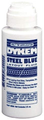 Dykem - Blue Layout Fluid - 2 Ounce Felt Tip Applicator - Eagle Tool & Supply