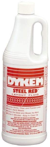 Dykem - Red Layout Fluid - 930 ml Jug - Eagle Tool & Supply