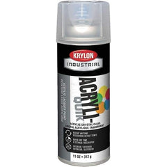 Krylon - Crystal Clear, 11 oz Net Fill, Gloss, Lacquer Spray Paint - 15 to 20 Sq Ft per Can, 11 oz Container, Use on Radios, Stereos & Other Electronic Units, Televisions - Eagle Tool & Supply